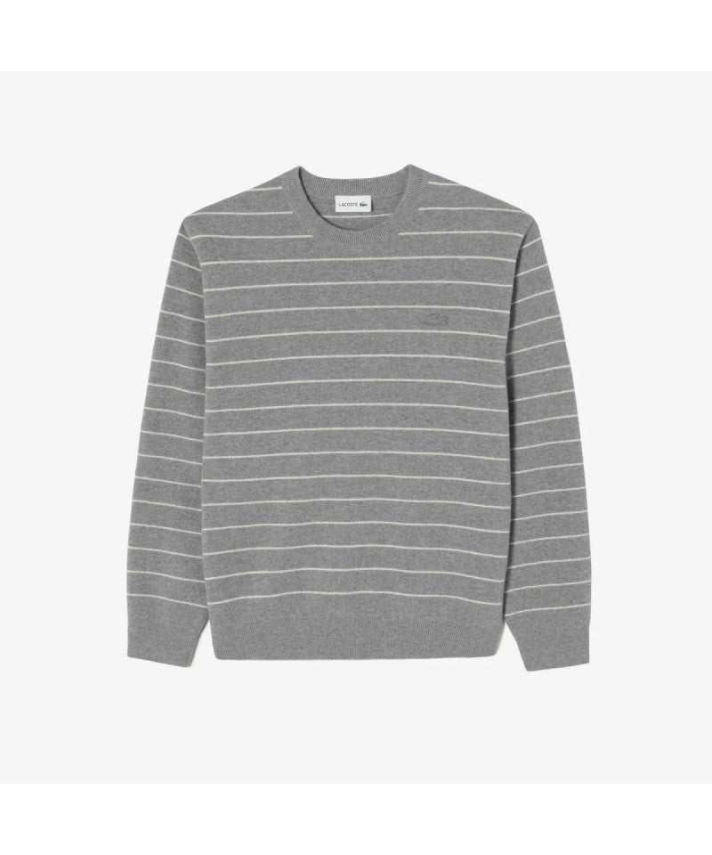 男款【WE ARE】韓國LACOSTE鱷魚圓領大學T衛衣AH596E55N