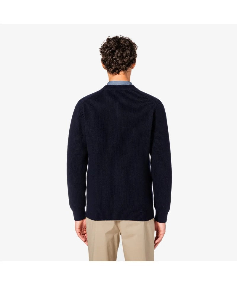 男款【WE ARE】韓國LACOSTE鱷魚針織開衫外套AH503E55N