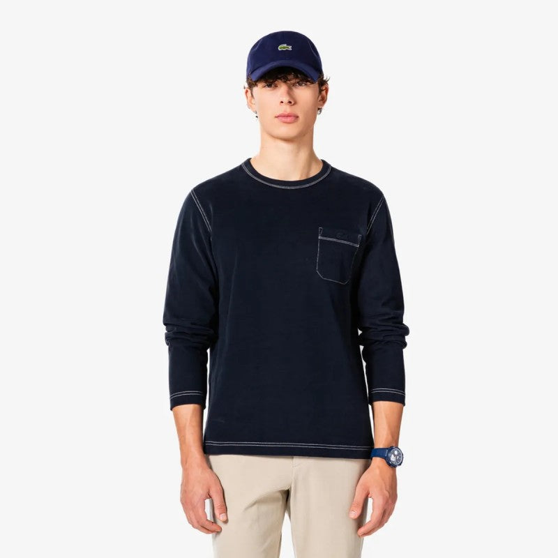 男款【WE ARE】韓國LACOSTE鱷魚長袖T恤TH367E55N