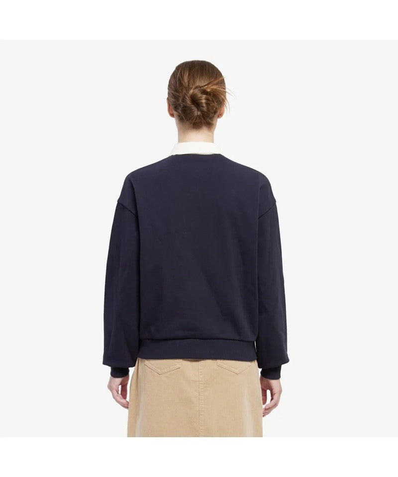 女款【WE ARE】韓國LACOSTE鱷魚翻領大學T衛衣SF240E55N