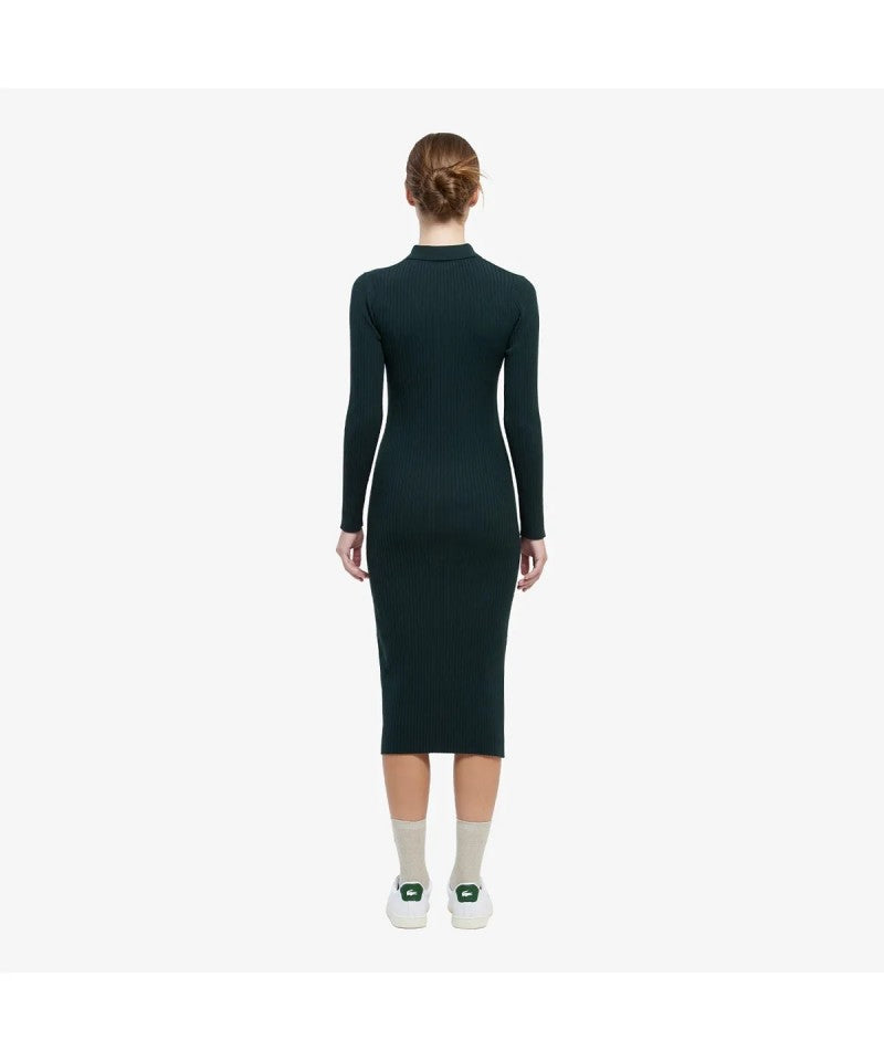 女款【WE ARE】韓國LACOSTE鱷魚針織連衣裙EF997E55N