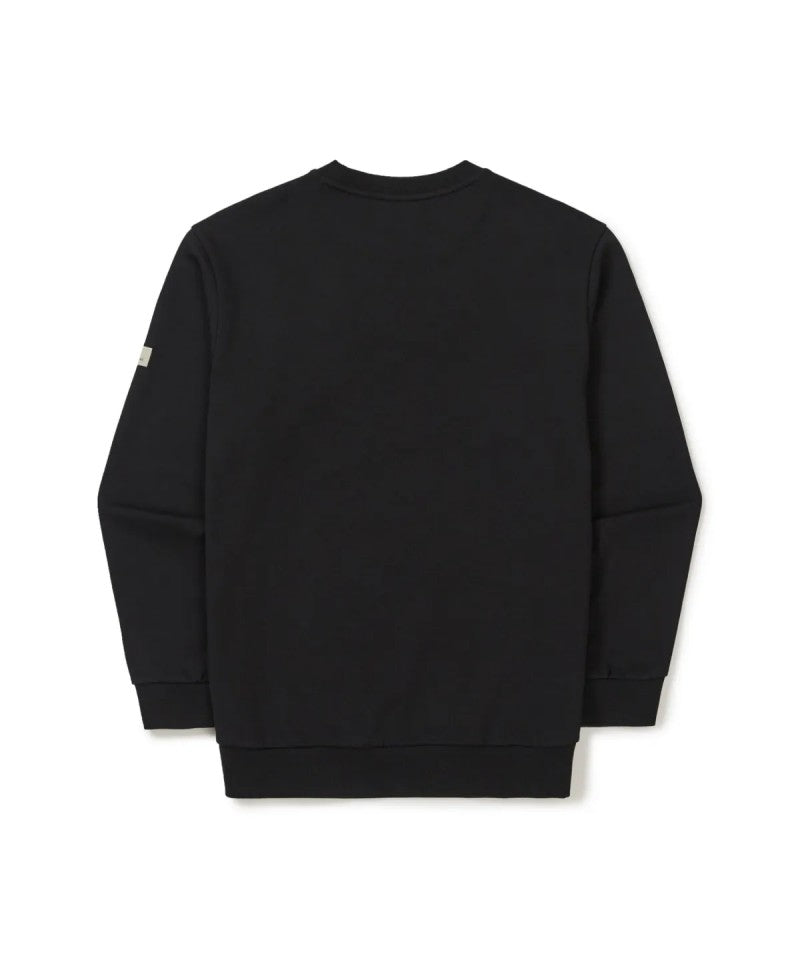 男款【WE ARE】韓國snow peak雪峰手臂布標大學T S26SMFHT50