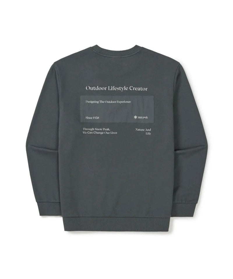 男款【WE ARE】韓國snow peak雪峰box logo大學T衛衣S26SMFHT54