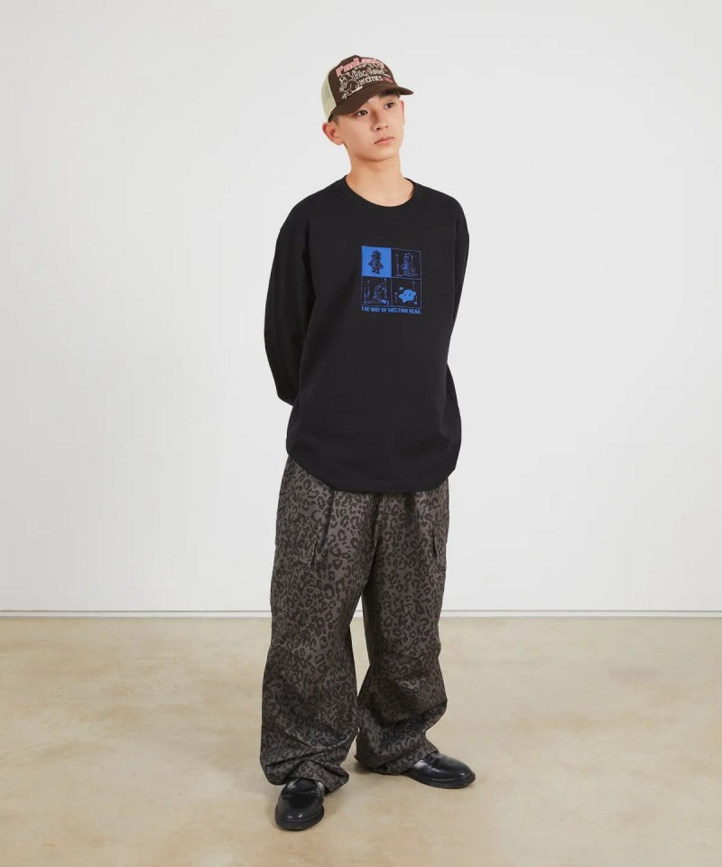 【WE ARE】韓國LMC 豹紋工裝褲  0LM46CPT102