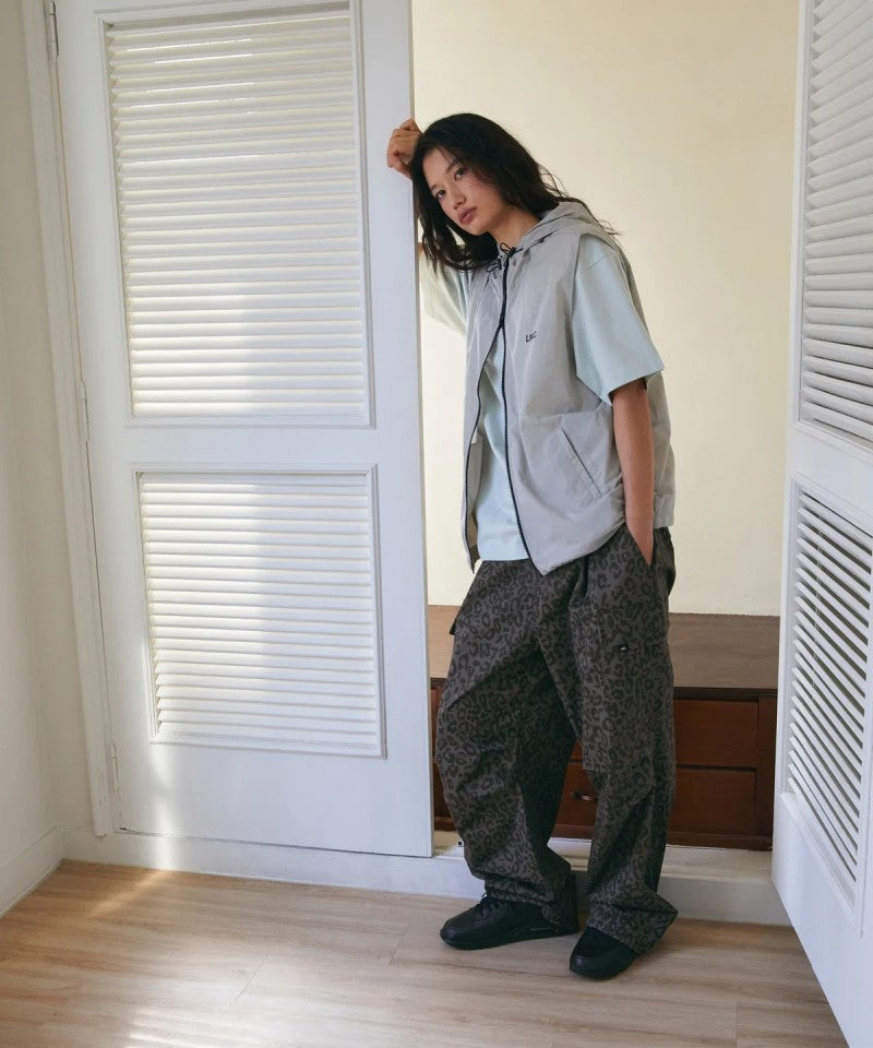 【WE ARE】韓國LMC 豹紋工裝褲  0LM46CPT102