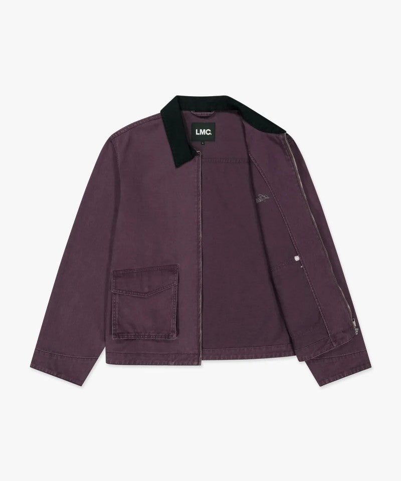 【WE ARE】韓國LMC異材質接拼夾克外套 0LM46SJK421