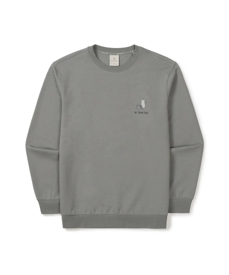 男款【WE ARE】韓國snow peak雪峰露營圖案大學T衛衣S26SMFHT56