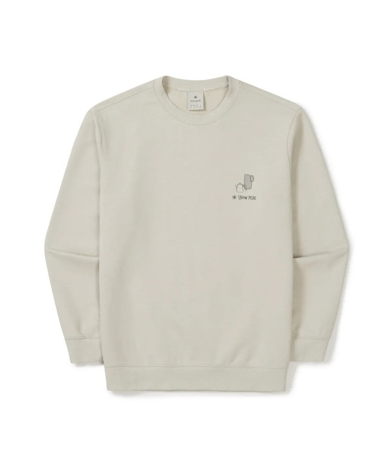 男款【WE ARE】韓國snow peak雪峰露營圖案大學T衛衣S26SMFHT56