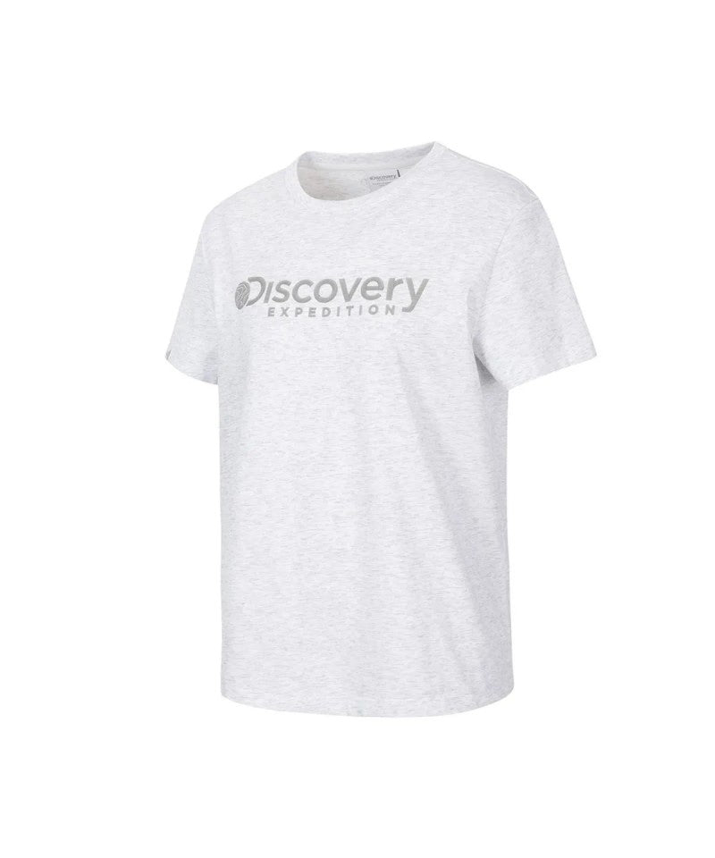 800那件！女款【WE ARE】韓國Discovery sorona涼感防曬經典大logo短袖T恤DWRS72063