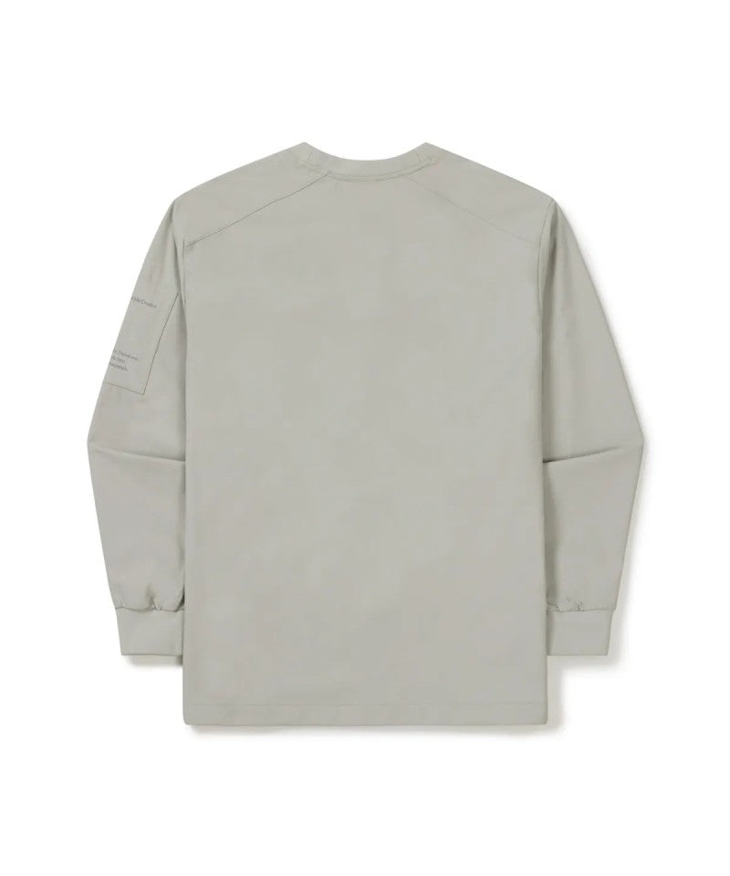 男款【WE ARE】韓國snow peak雪峰袖標抗水大學T衛衣S26SMTHT26