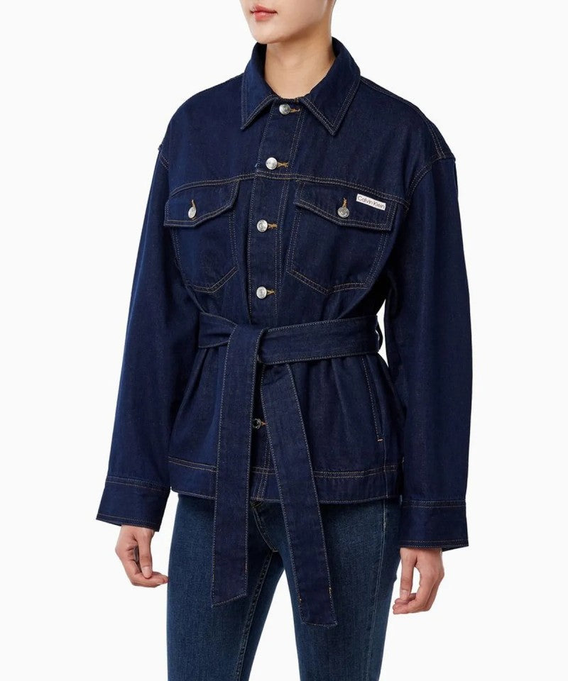 【WE ARE】韓國Calvin Klein牛仔上衣外套47F758G