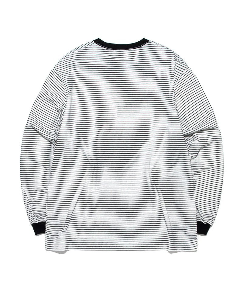 【WE ARE】韓國LEE休閒條紋長袖T恤LE2601LT06