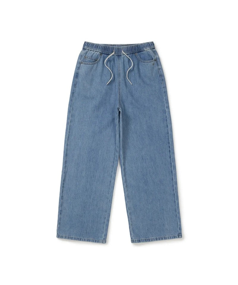 女款【WE ARE】韓國snow peak雪峰休閒寬鬆牛仔褲S26ZWFPT77