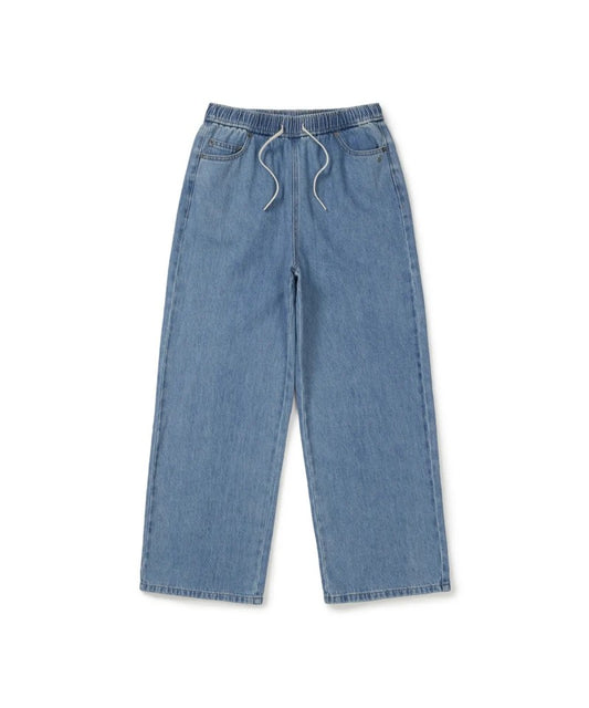 女款【WE ARE】韓國snow peak雪峰休閒寬鬆牛仔褲S26ZWFPT77