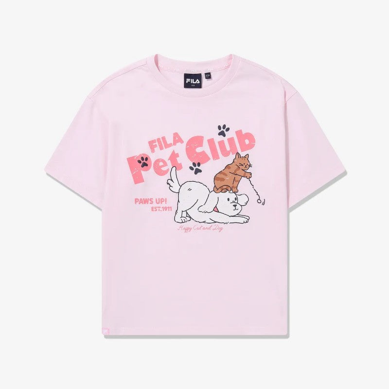 【WE ARE】韓國FILA KIDS休閒短袖T恤FK262RS07X008