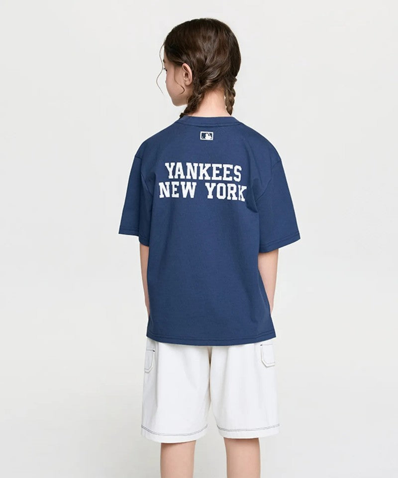 【WE ARE】韓國MLB KIDS休閒短袖+工裝短褲套裝7AS1V0263