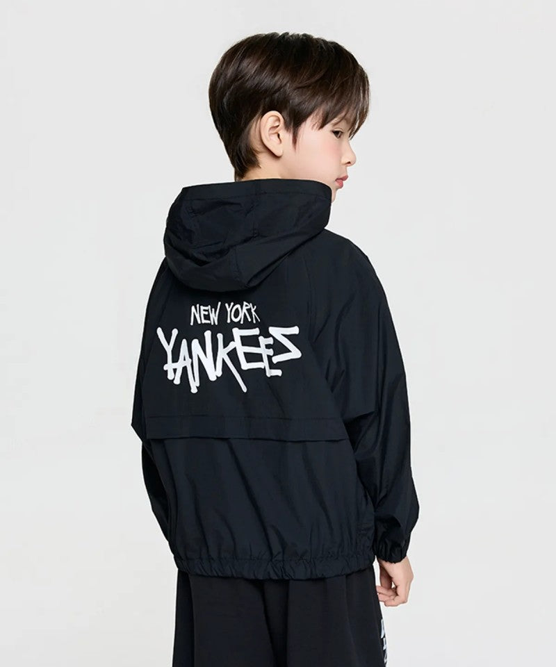 【WE ARE】韓國MLB KIDS休閒拉鏈防曬外套7AWJB0363