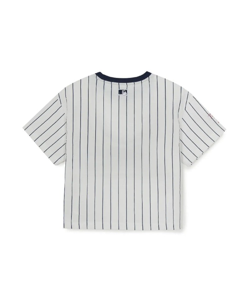 女童裝【WE ARE】韓國MLB KIDS休閒短袖+短褲套裝7FS1B0363