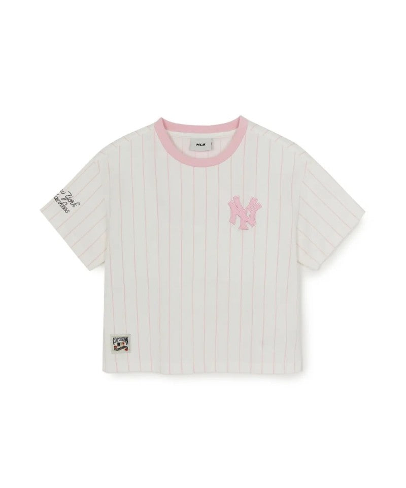 女童裝【WE ARE】韓國MLB KIDS休閒短袖+短褲套裝7FS1B0363
