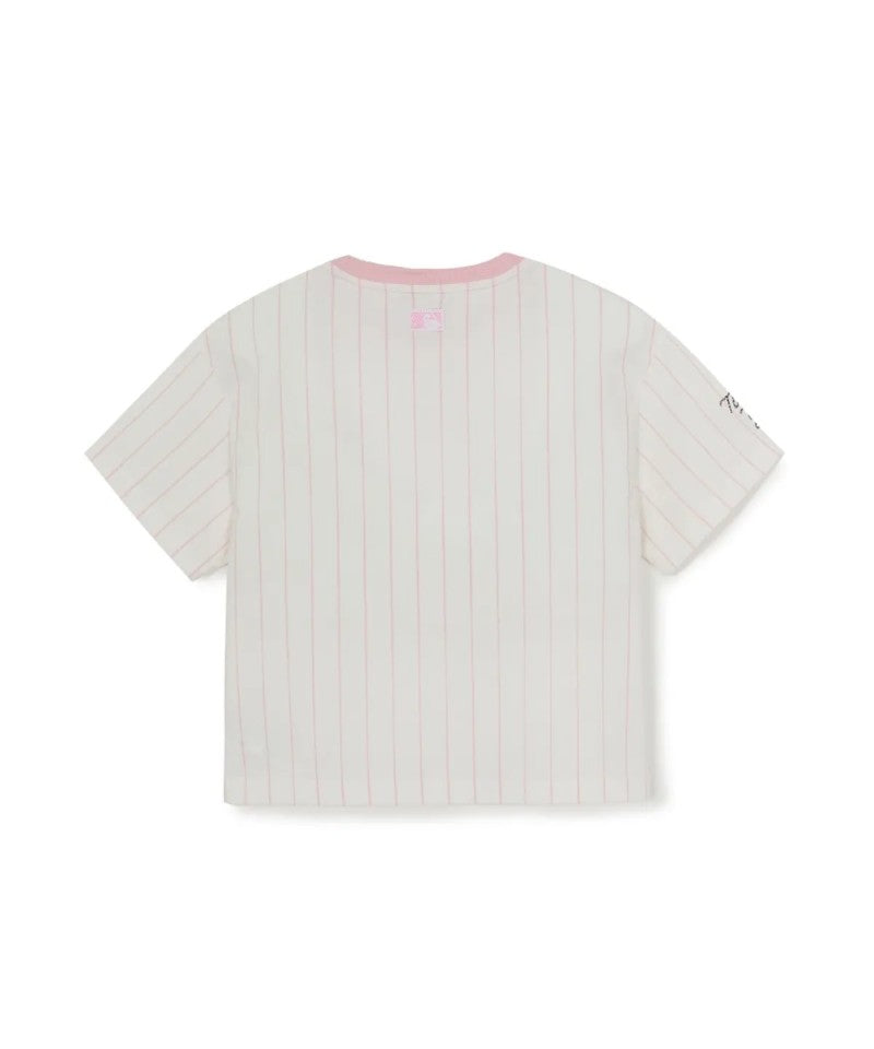 女童裝【WE ARE】韓國MLB KIDS休閒短袖+短褲套裝7FS1B0363
