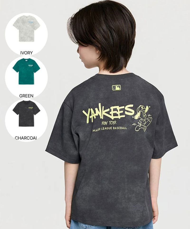 【WE ARE】韓國MLB KIDS休閒渲染短袖T恤7ATSB3163