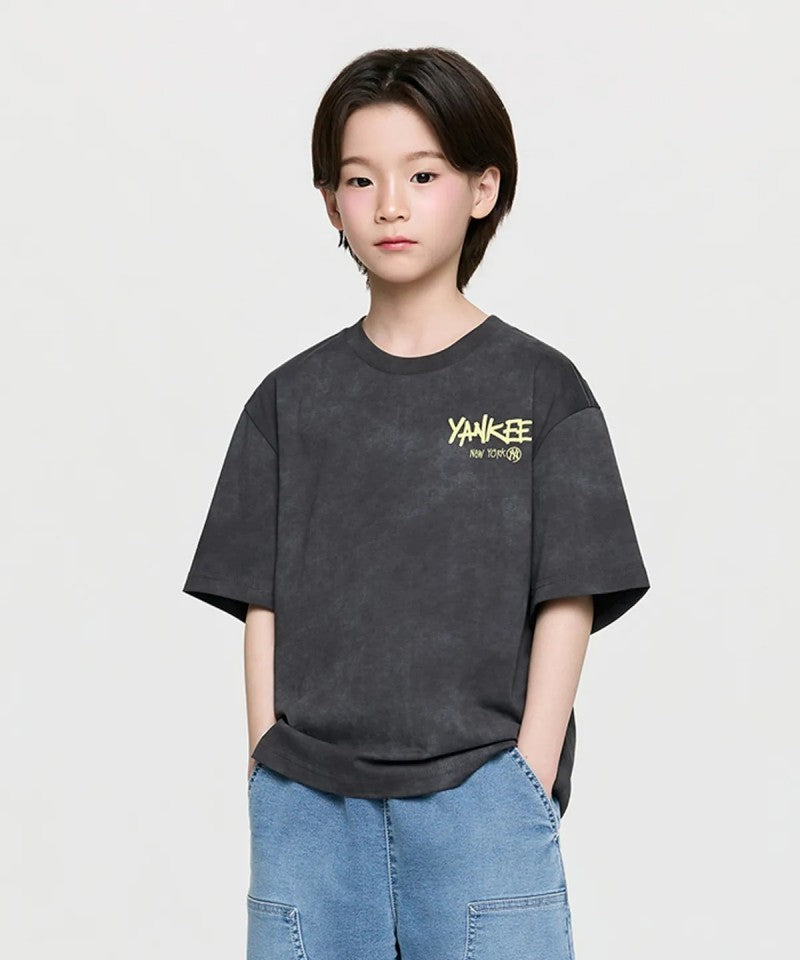 【WE ARE】韓國MLB KIDS休閒渲染短袖T恤7ATSB3163