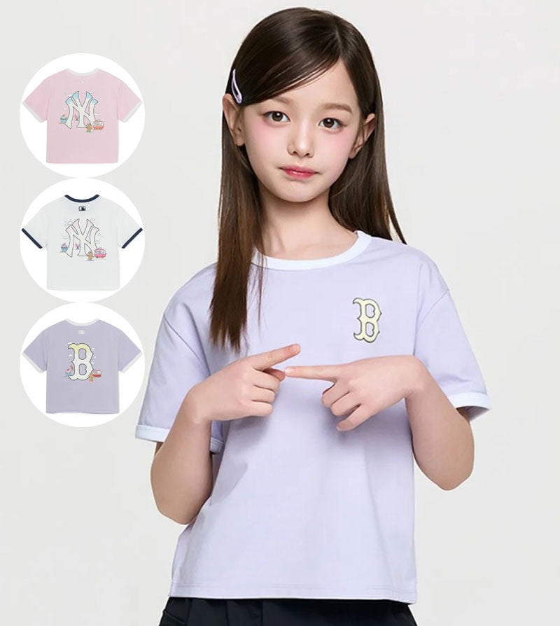 【WE ARE】韓國MLB KIDS休閒短袖T恤7FTSL0463