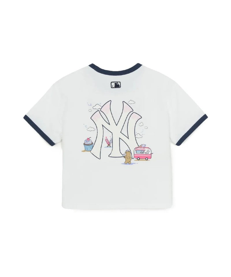 【WE ARE】韓國MLB KIDS休閒短袖T恤7FTSL0463