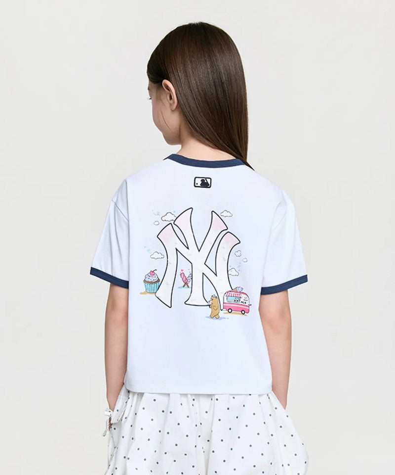 【WE ARE】韓國MLB KIDS休閒短袖T恤7FTSL0463