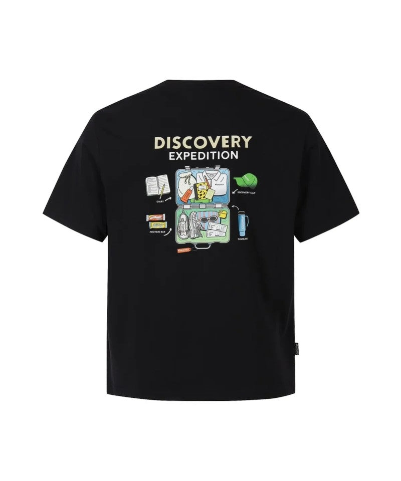 中性版【WE ARE】韓國Discovery旅遊去涼感sorona防曬短袖 DXRS7R063