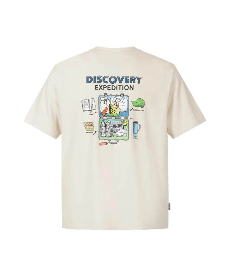 中性版【WE ARE】韓國Discovery旅遊去涼感sorona防曬短袖 DXRS7R063