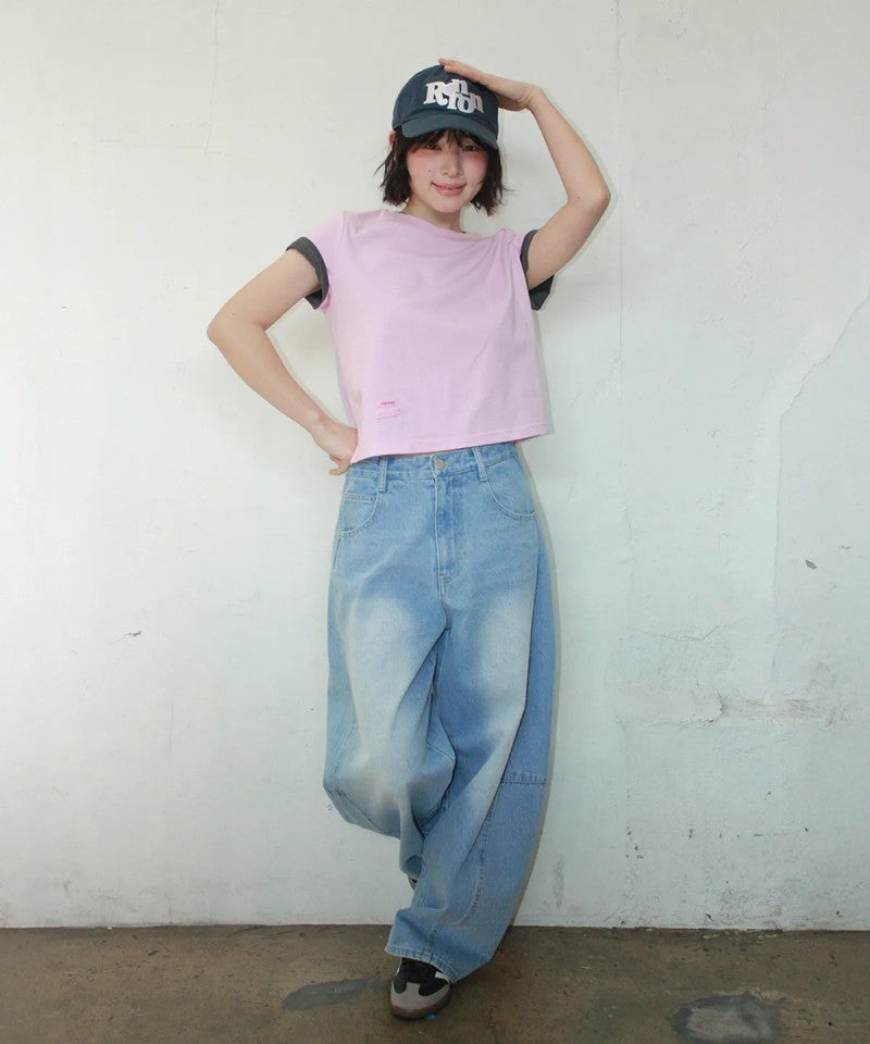 女款【WE ARE】韓國RONRON休閒短袖T恤RR26AST5609