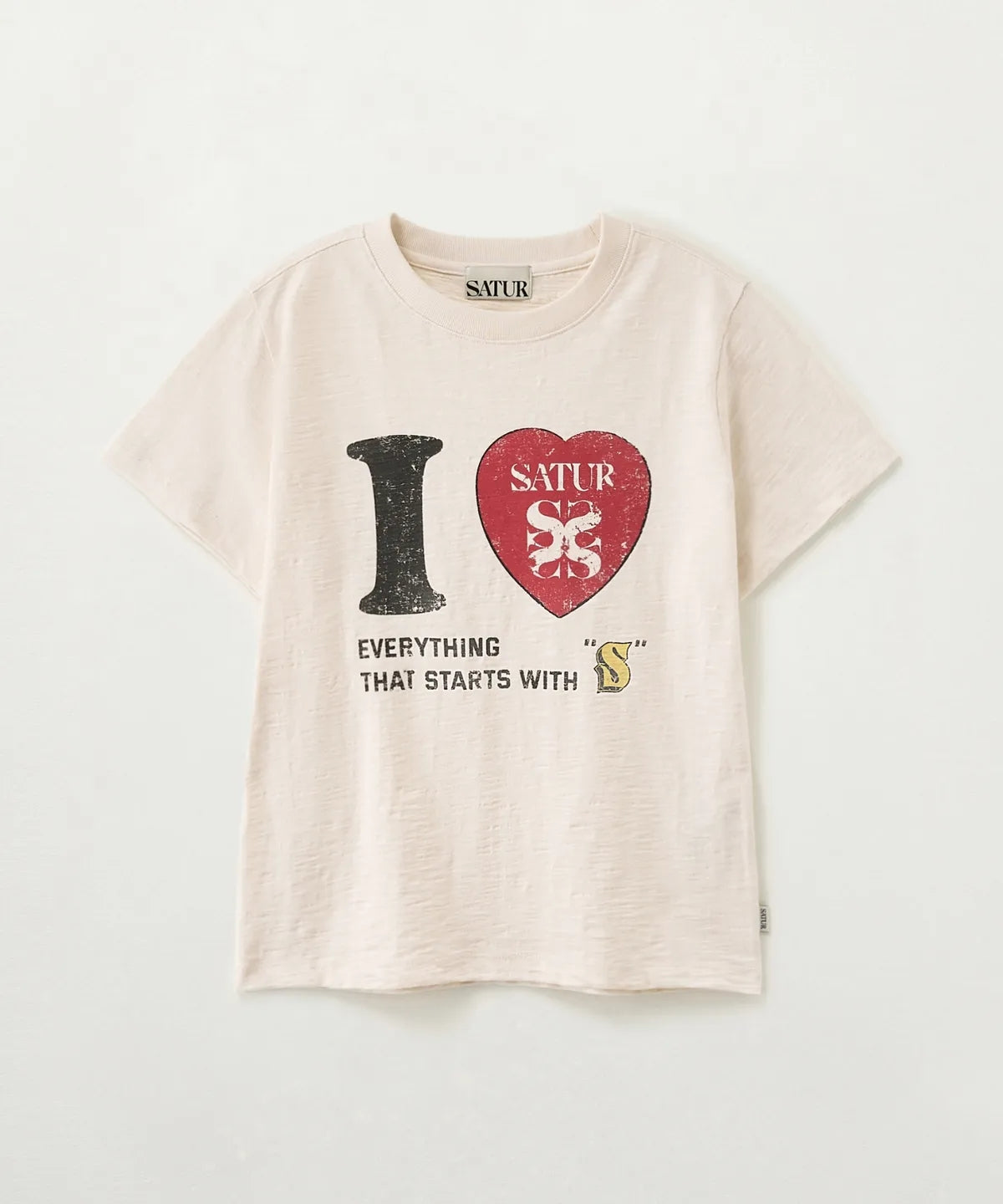 Satur折扣款女款【WE ARE】韓國Satur休閒短袖T恤SA262WTS08