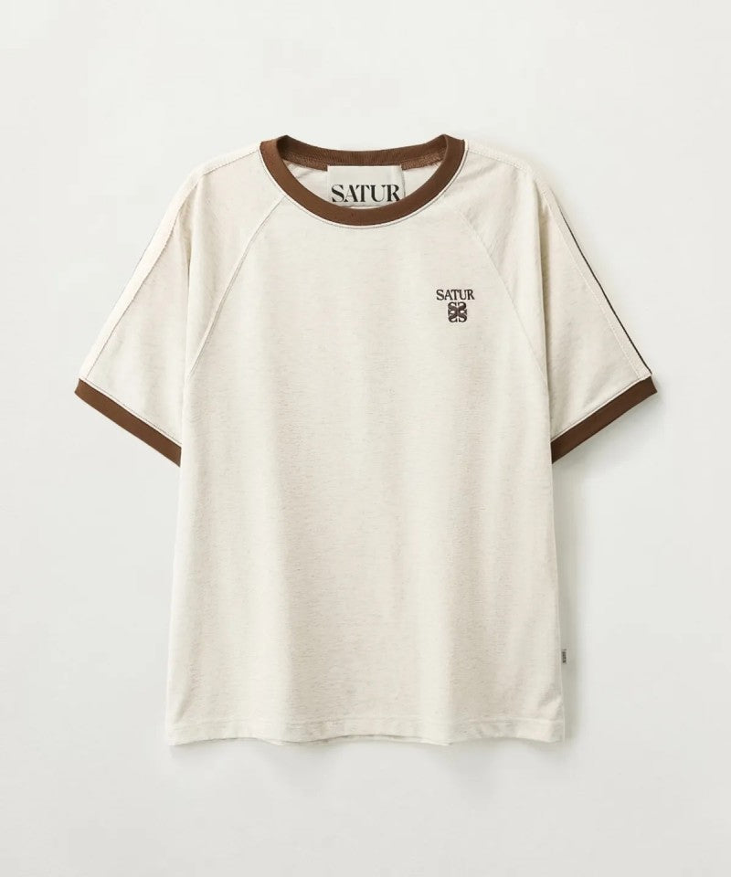 男女同款【WE ARE】韓國Satur休閒短袖T恤SA262UTS02