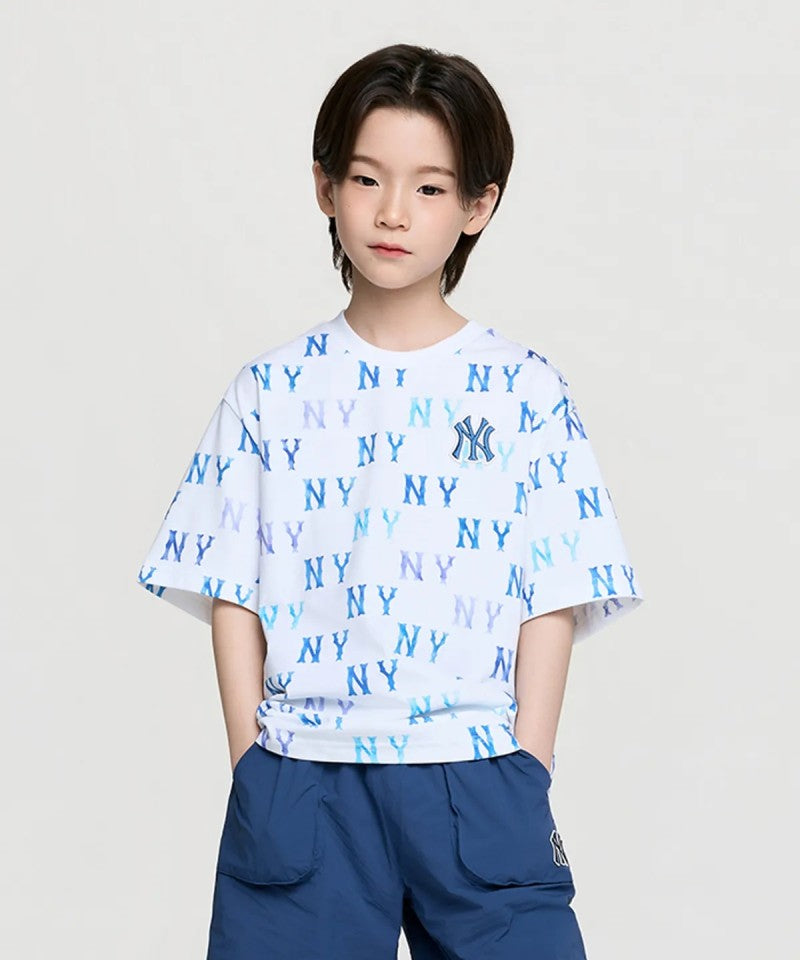 【WE ARE】韓國MLB KIDS休閒短袖T恤7ATSM0463