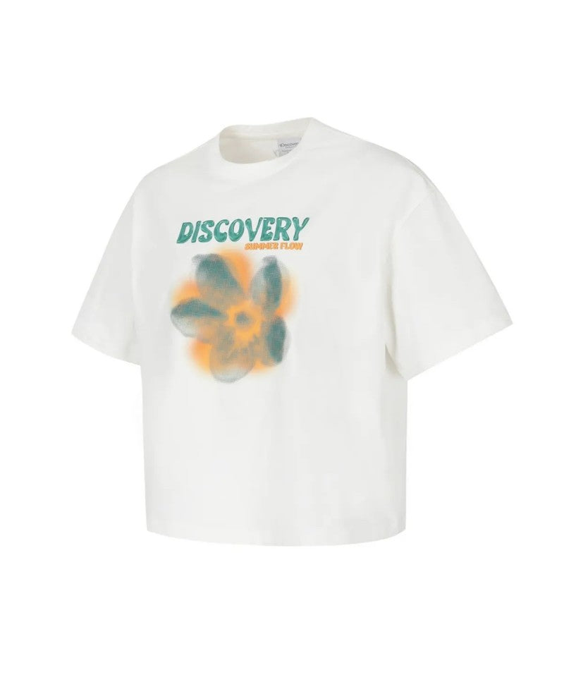 女款【WE ARE】韓國Discovery休閒速乾印花T恤DWRS9N063