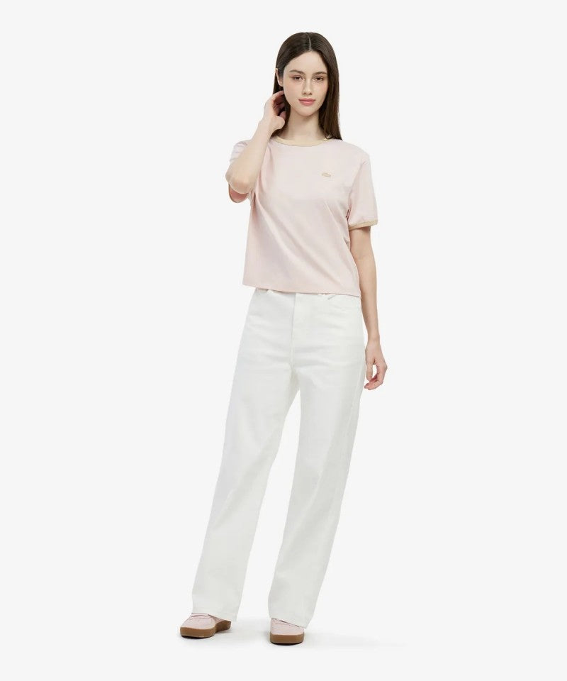 女款【WE ARE】韓國LACOSTE鱷魚短袖T恤TF703E56G