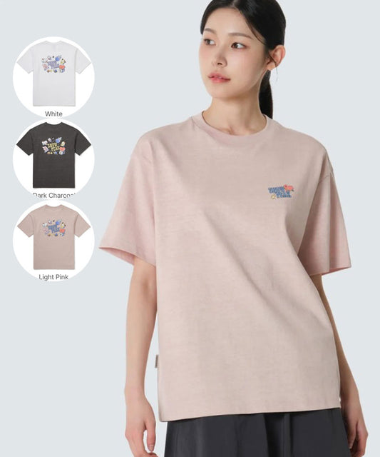 BT21聯名款 女款【WE ARE】韓國snow peak雪峰短袖T恤S26MWFTS92