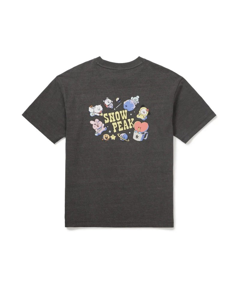 BT21聯名款 女款【WE ARE】韓國snow peak雪峰短袖T恤S26MWFTS92