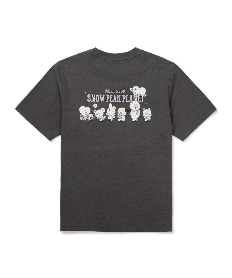 BT21聯名款【WE ARE】韓國snow peak雪峰短袖T恤S26MUFTS90
