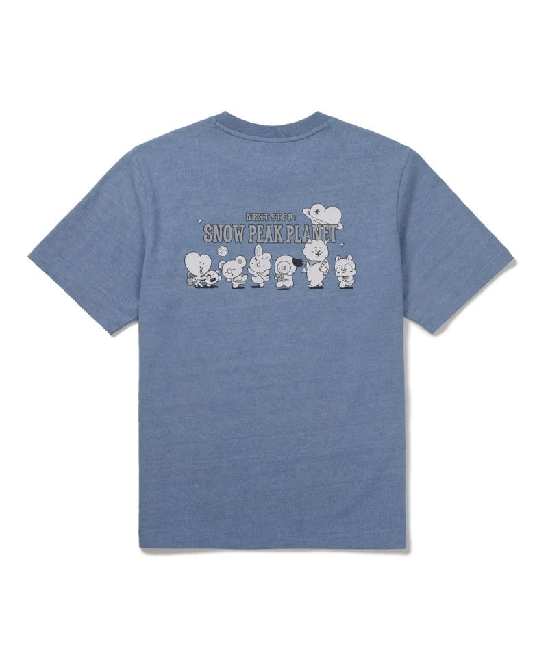 BT21聯名款【WE ARE】韓國snow peak雪峰短袖T恤S26MUFTS90