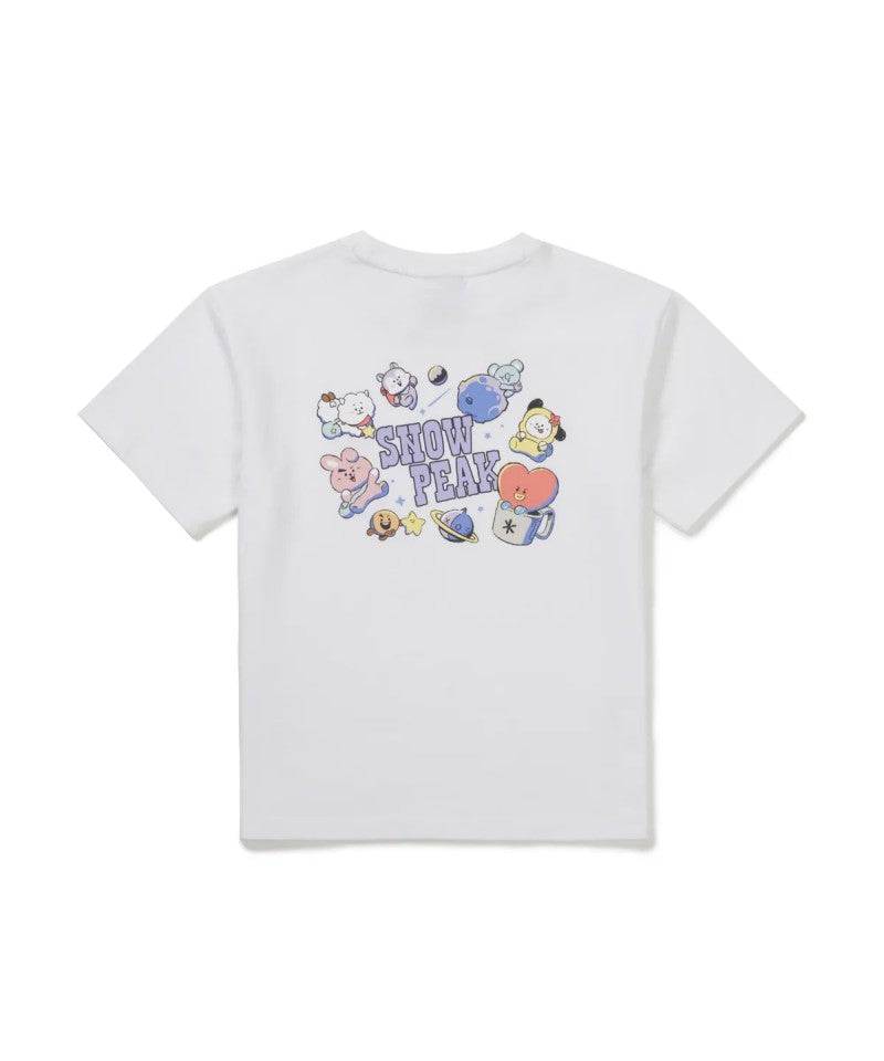 BT21聯名款 兒童款【WE ARE】韓國雪峰SNOW PEAK KIDS短袖T恤S26MKFTS93