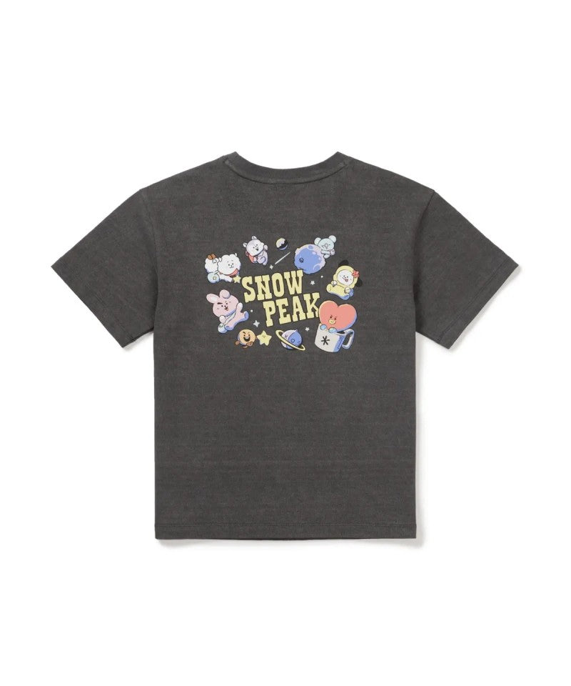 BT21聯名款 兒童款【WE ARE】韓國雪峰SNOW PEAK KIDS短袖T恤S26MKFTS93