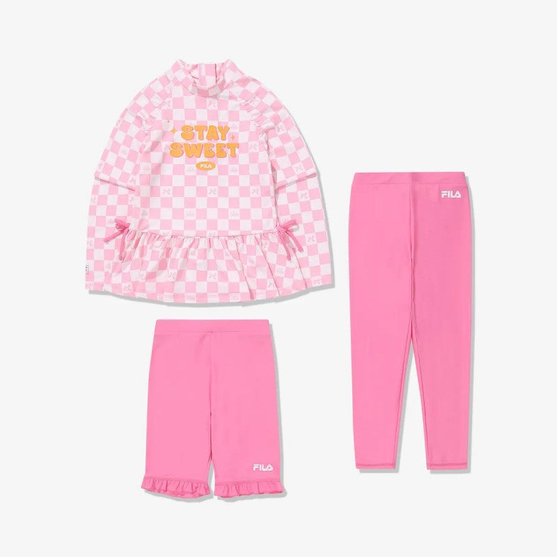 3PCS【WE ARE】韓國FILA KIDS速乾防曬套裝SW07G002