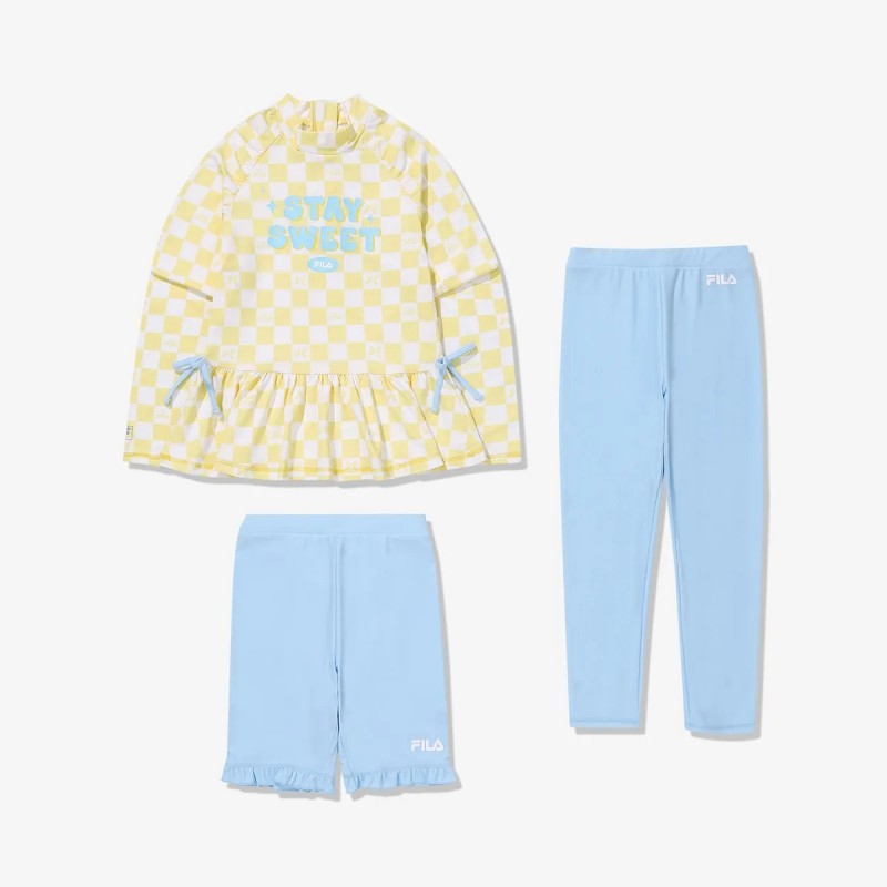 3PCS【WE ARE】韓國FILA KIDS速乾防曬套裝SW07G002