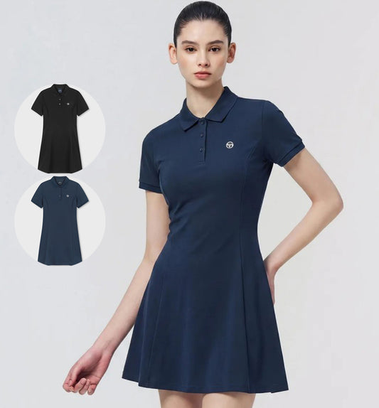 【WE ARE】韓國SERGIO TACCHINI polo領連身短裙（另附安全褲） TWOP11164