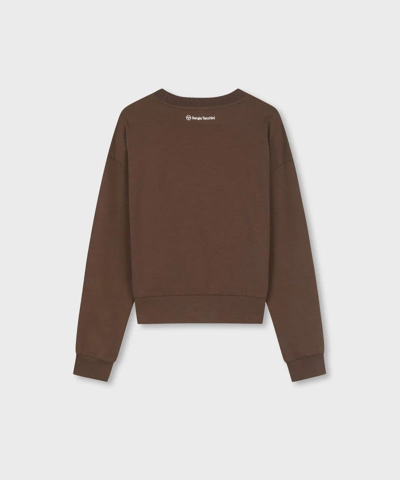 【WE ARE】韓國SERGIO TACCHINI小V領微短版大學T  TWMT15164