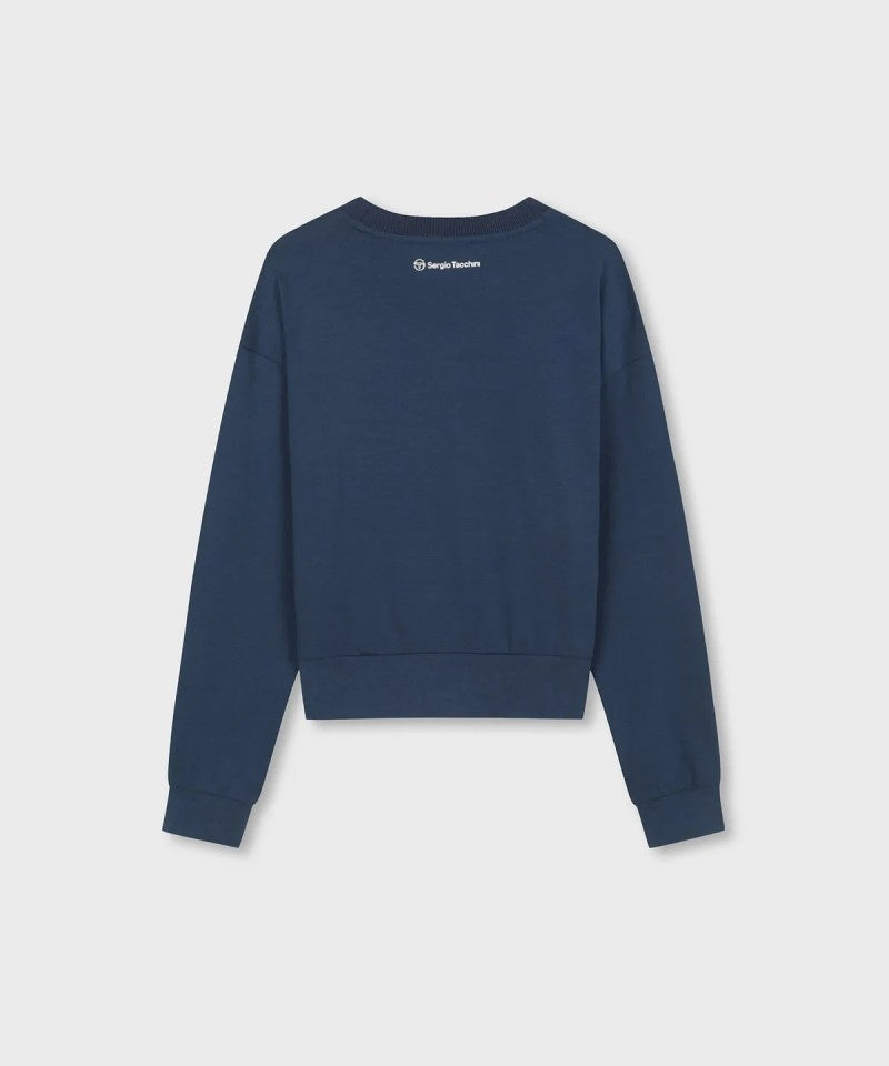 【WE ARE】韓國SERGIO TACCHINI小V領微短版大學T  TWMT15164