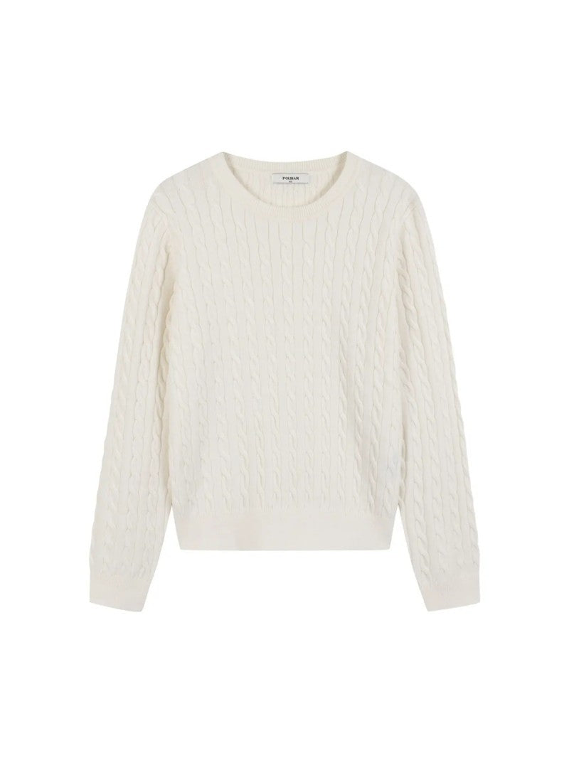 女款【WE ARE】韓國POLHAM休閒麻花毛衣PHG4ER2470