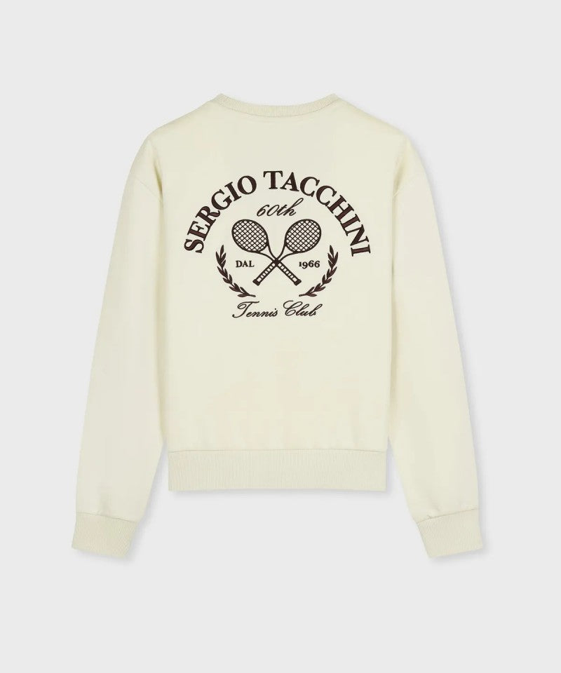 【WE ARE】韓國SERGIO TACCHINI 刺繡圓領大學T TWMT19064
